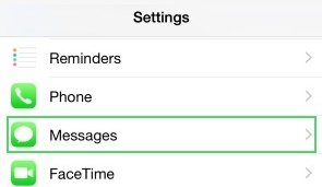 Set Up iMessages on Target Device