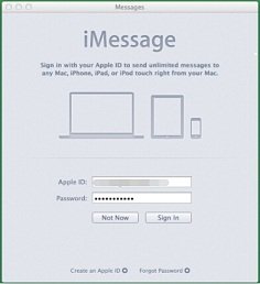 Sign in Messages on Mac with Apple ID