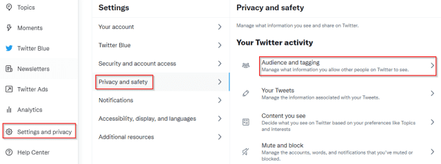 Manage Audience and tagging