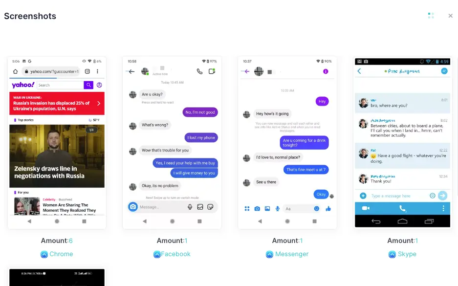 use Browsing History Tracker to capture screenshots