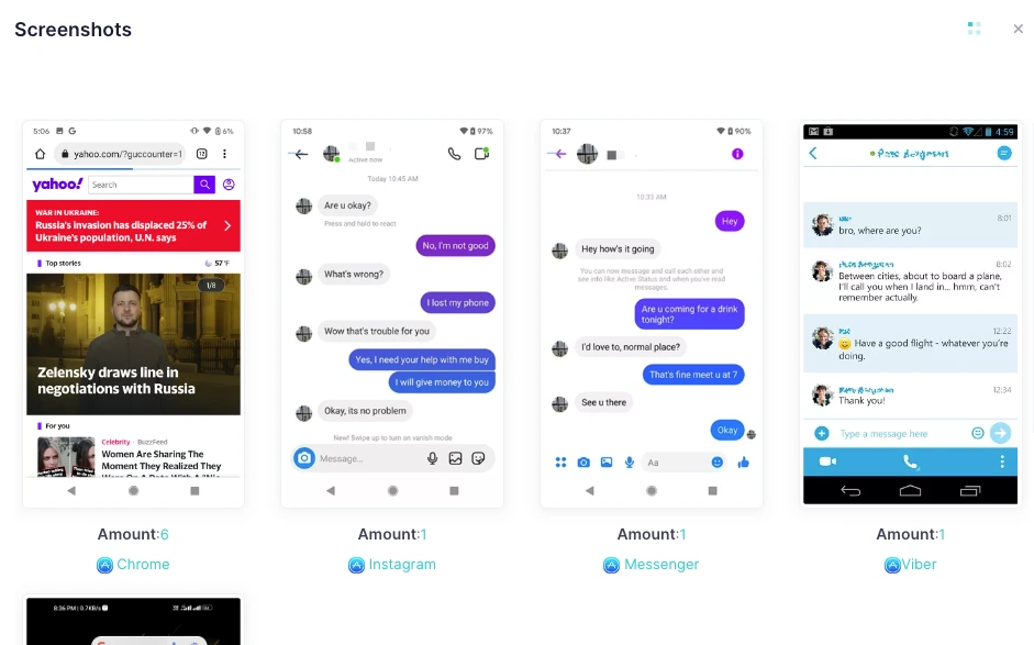 Spy on Your Kid’s Cell Phone to capture screenshots