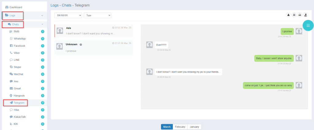 monitor chats with Mobile phone Spy Review