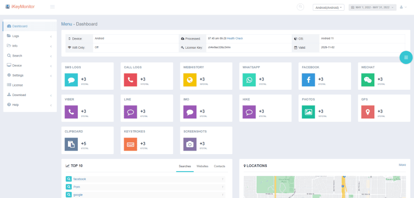 iKeyMonitor Dashboard