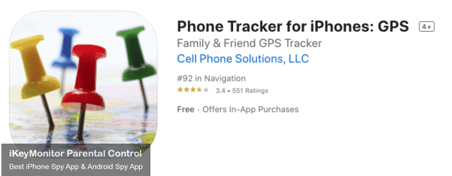 Phone tracker for iPhone- GPS