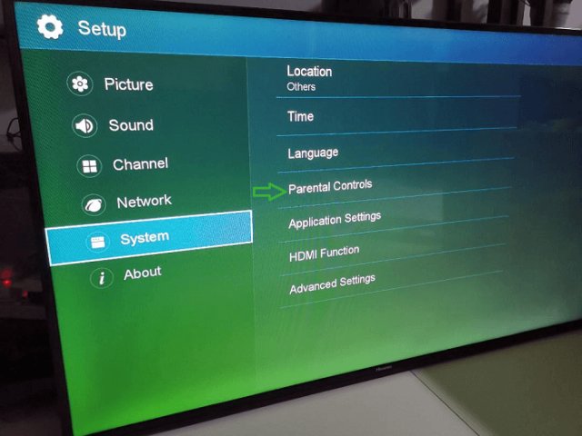 Hisense Android TV Parental Controls