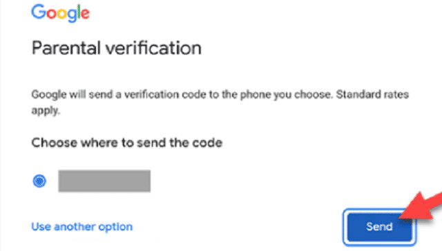 Google TV Select Send