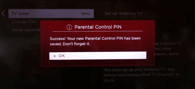 TCL Android TV Parental Control PIN