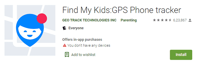 Find My Kids - GPS Phone tracker