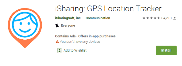 iSharing - Penjejak Lokasi GPS