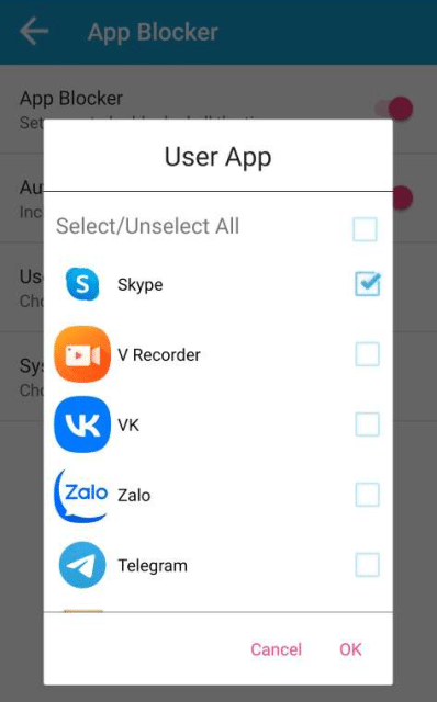 block apps with ikeymonitor