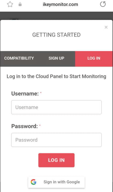 Login to cloud panel to block apps