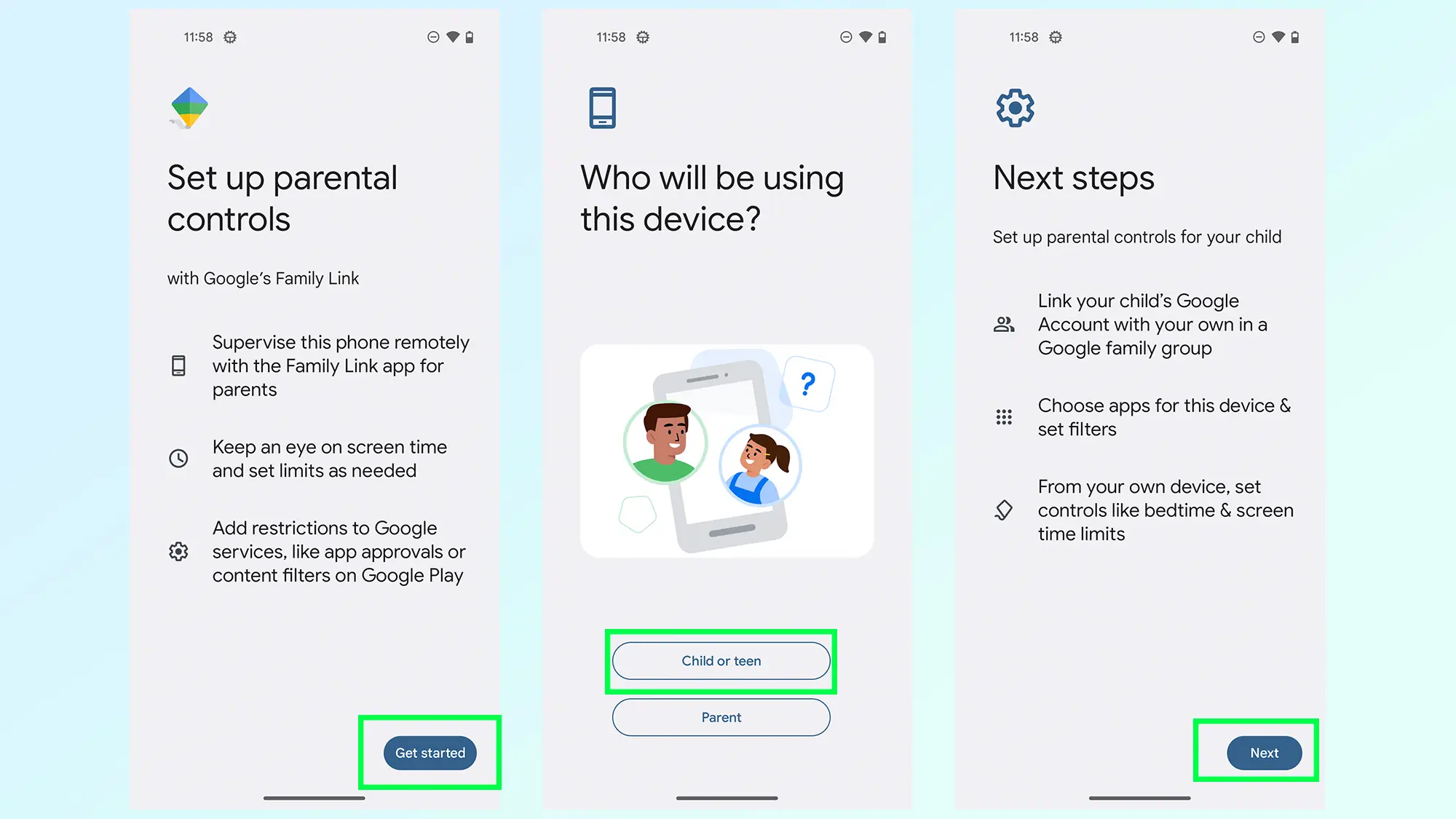 Turn on Parental Controls to Help Your Child Use Their First Smartphone Responsibly