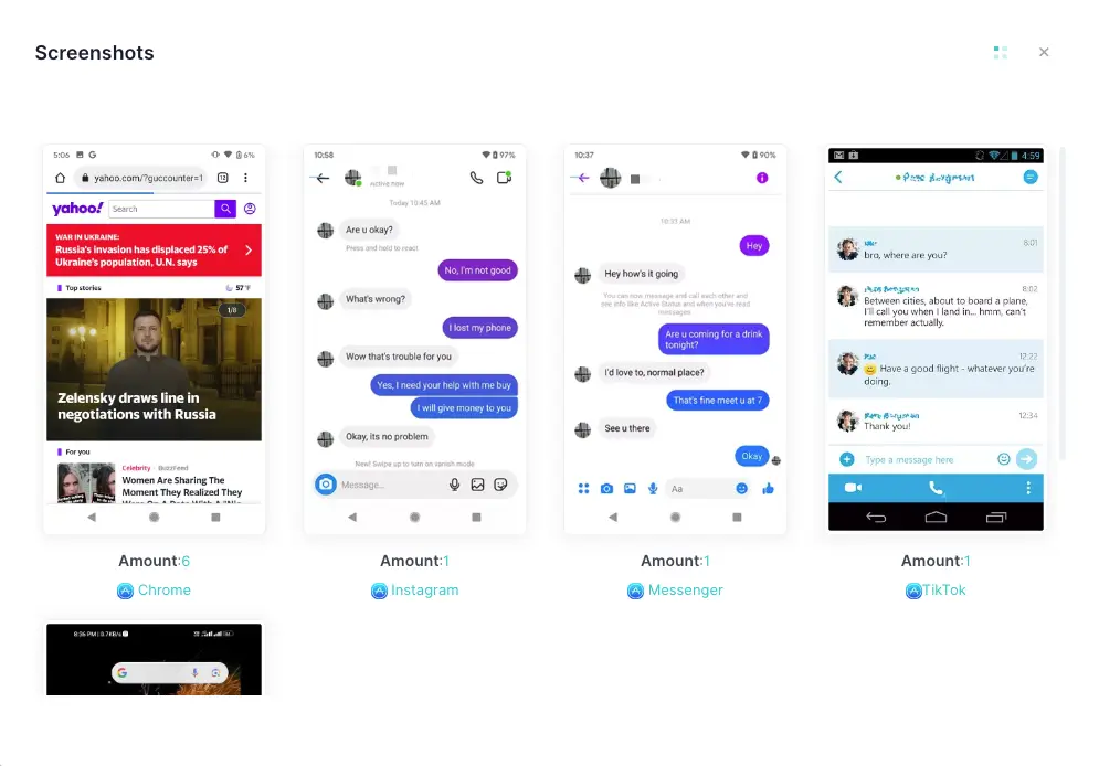 Capture Screenshots of All TikTok Activities