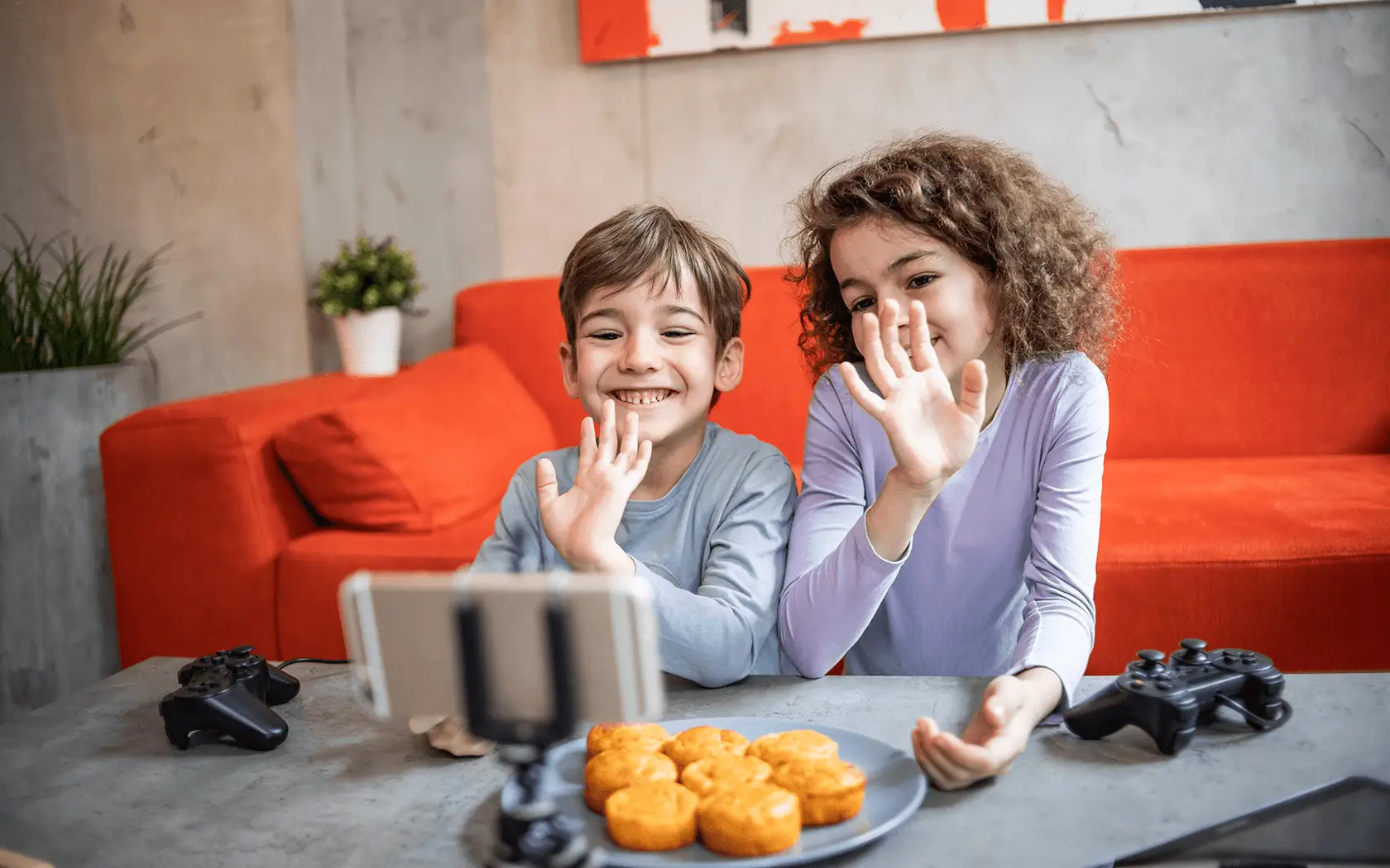 Video Chats in Shared Spaces