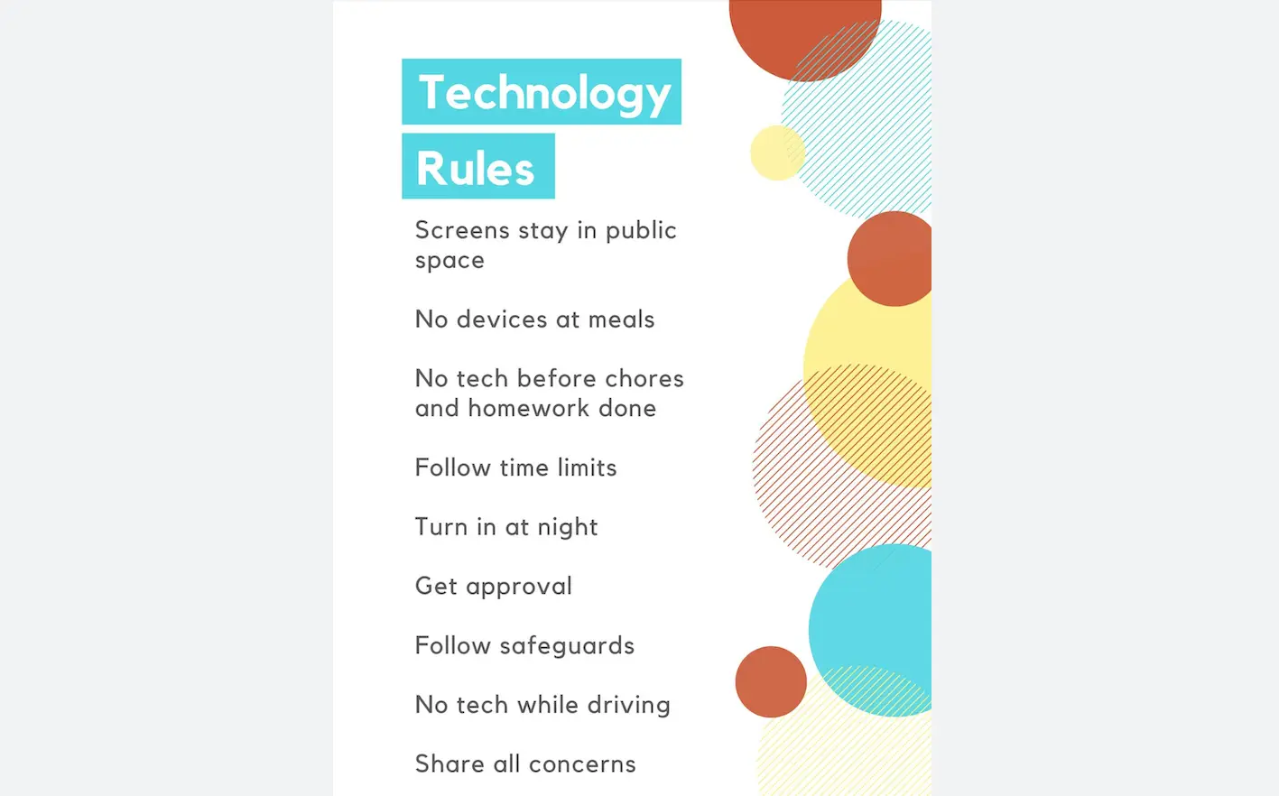 Create a Shared Agreement Chart