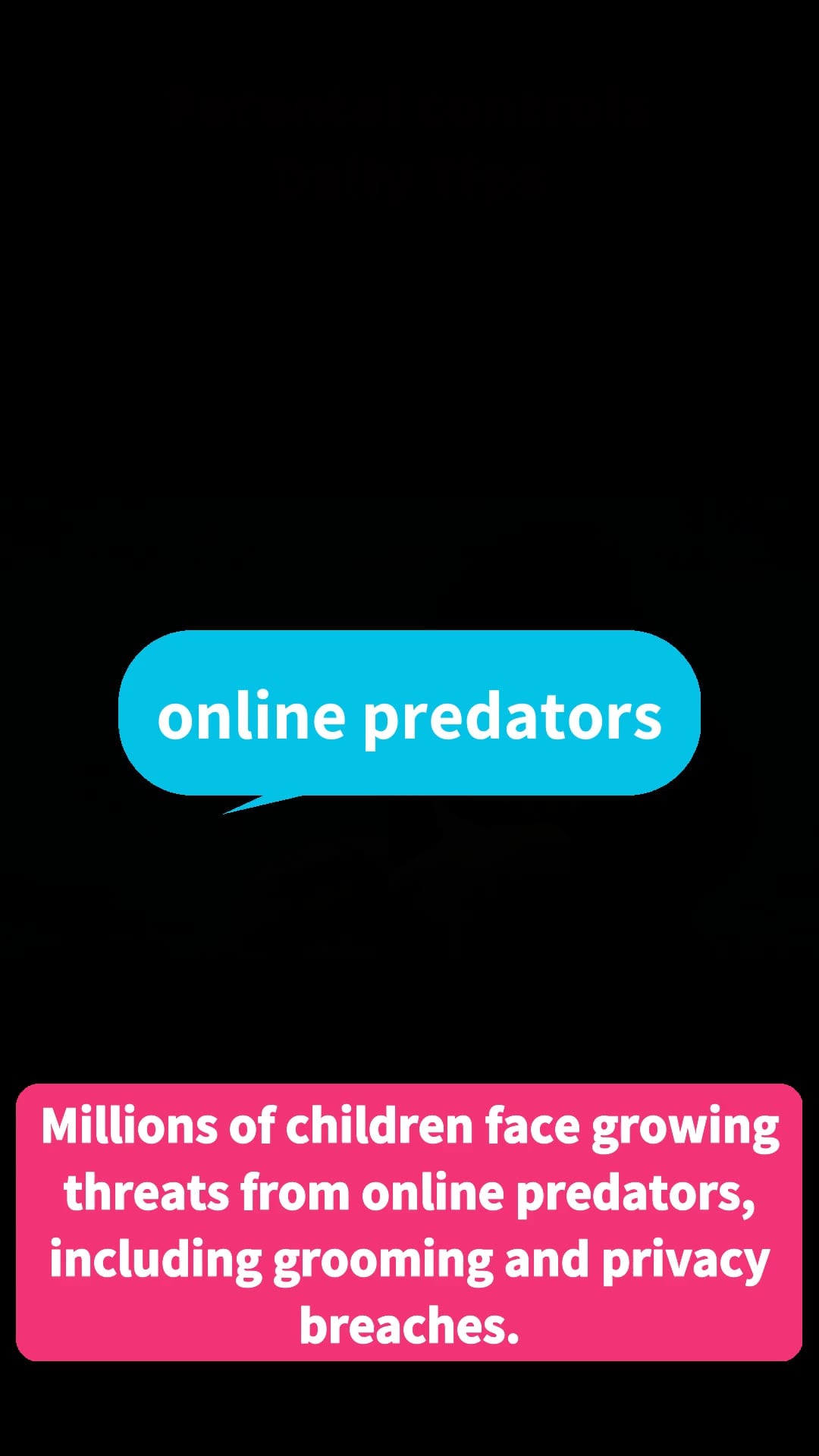 Millions of children face growing threats from online predators, including grooming and privacy breaches.