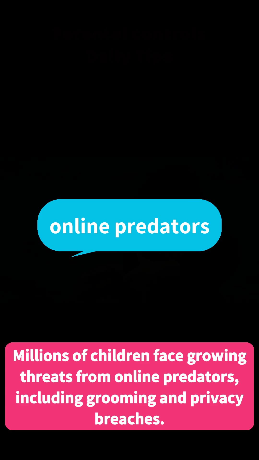 Millions of children face growing threats from online predators, including grooming and privacy breaches.